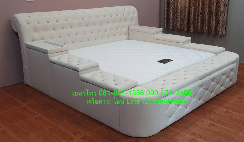 ที่นอนพร้อมเตียงดีไซน์กล่องเก็บของได้ 6ฟุต 27900 จัดส่งฟรีถึงบ้าน